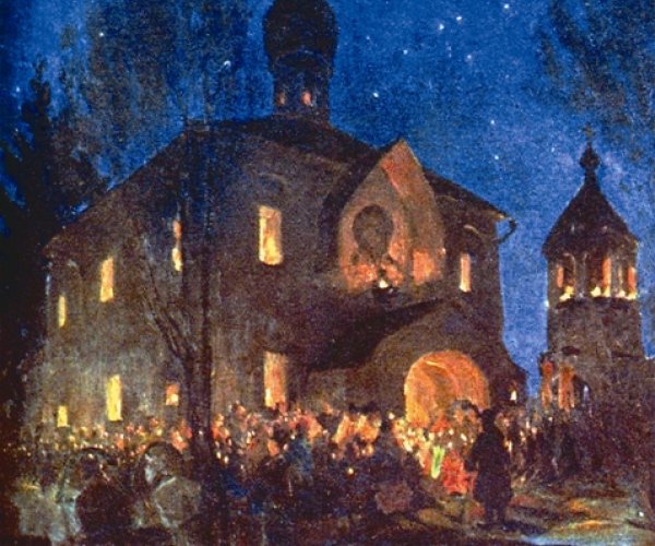 Пасхальная Москва 360 лет назад