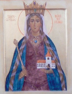 Святая Клотильда, королева Франции