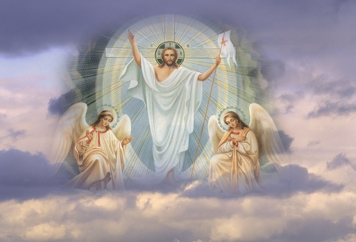 ХРИСТОС ВОСКРЕСЕ! ВОИСТИНУ ВОСКРЕСЕ! Воскресение Христово есть явление Божественного всемогущества: Христос по смерти Своей сошёл во ад, «яко восхоте», ниспровергнул смерть, «яко Бог и Владыка». Воскрес тридневен и с Собою воскресил Адама и весь ...