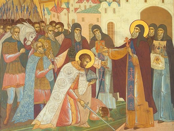 СВЯТЫЕ ОТЦЫ ЦЕРКВИ О ВОЙНЕ И ВОИНСКОМ СЛУЖЕНИИ. Учению о войне как о вынужденной необходимости в падшем мире посвящены такие слова святителя Филарета Московского:  «Бог любит добродушный мир,и Бог же благословляет праведную брань.Ибо с тех пор как есть...