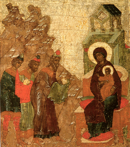 «ХРИСТОС РАЖДАЕТСЯ, СЛАВИТЕ!...» Продолжаем знакомиться с Рождественским каноном, чтобы лучше понимать, что поётся в эти Святые дни в храме Божием.  Сегодня переведём на русский язык пятый и шестой ирмосы. Пятый ирмос: Бог сый мира, Отец щедрот, ...