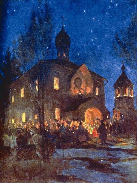 Пасхальная Москва 360 лет назад