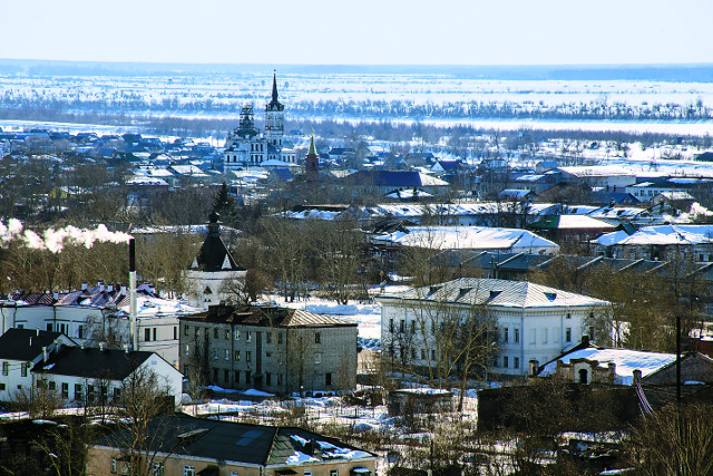 На высоком берегу Иртыша