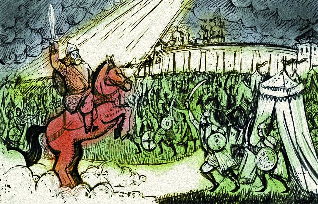 Где Илья Муромец татар побил